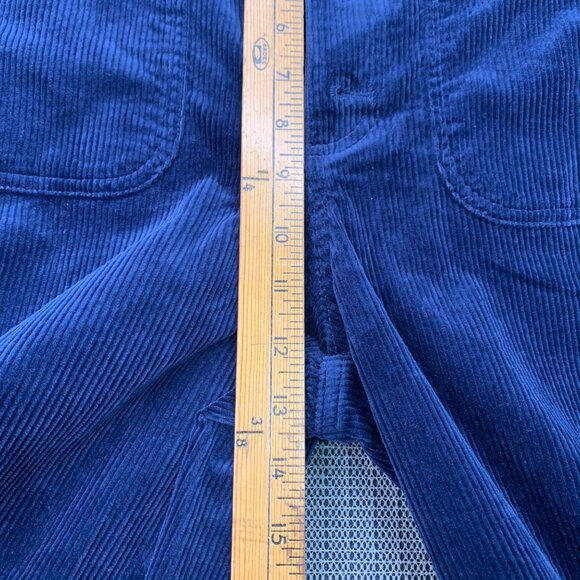 Free Assembly Navy Corduroy Flare Pants Size 18 - Picture 8 of 10